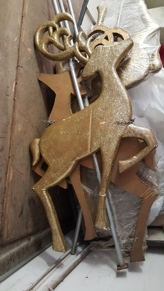 Reindeer - Gold - Rigged